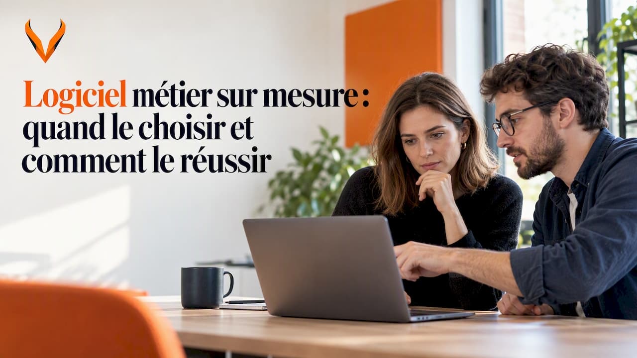 Logiciel métier sur mesure : quand le choisir et comment le réussir